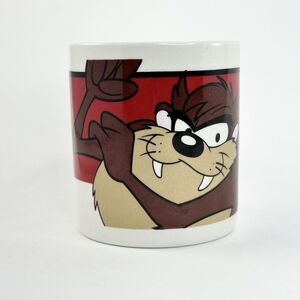 Vintage 1998 Tazmanian Devil Coffee Mug Cup Warner Bros Looney Tunes Taz